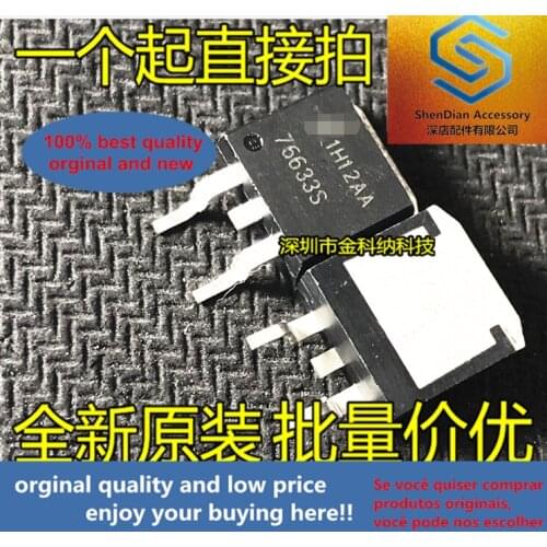 10pcs only orginal new 76633S SMD transistor HUF76633S TO263 Car computer board vulnerable chip 766335