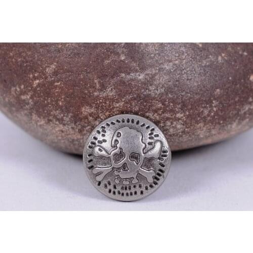 50pc Punk Skull Bone Cross Carved Rivets Stud for Bag Shoes Belt Leathercraft