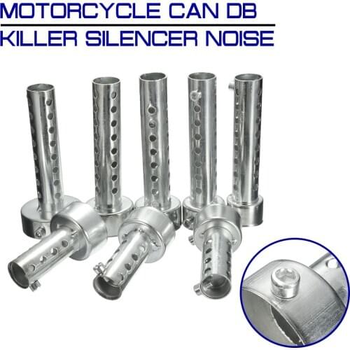1 set 35mm/42mm/45mm/48mm/60mm Motorcycle Can DB Killer Silencer Noise Sound Eliminator Exhaust Adjustable Muffler Silencer