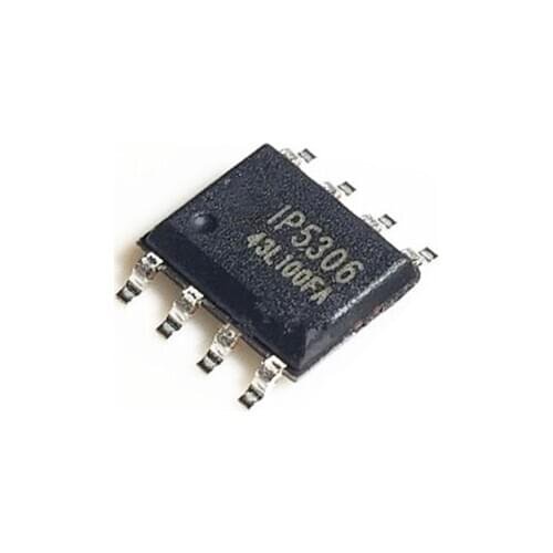 1pcs/lot IP5306 2.1A/2.4A SOP-8 In Stock