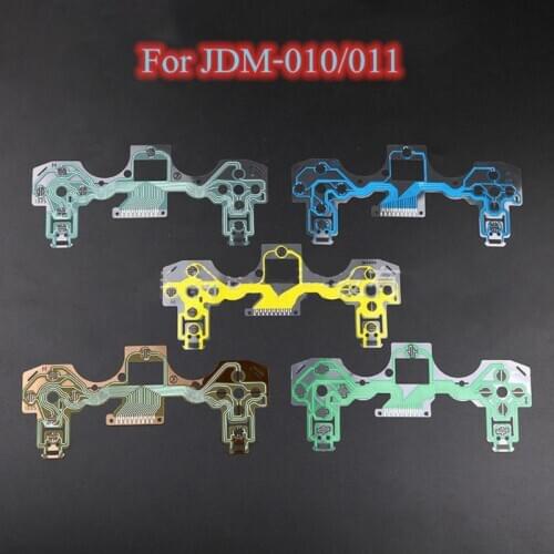 10PCS For PS4 Controller Conductive Film Keypad Flex Cable JM010-A/B/C/D/E Q6PA