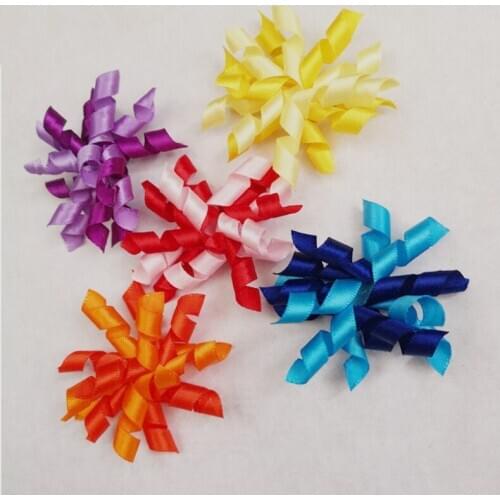 100PC/Lot Solid Colors Dog Hair Bows Cat Dog Grooming Bows Rubber Bands Pet Dog Accessories