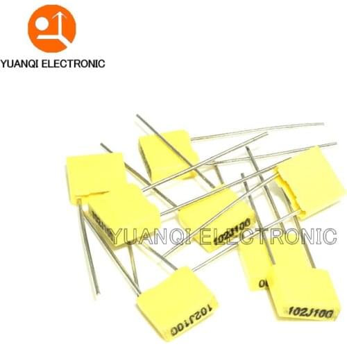 20pcs Polypropylene Safety Plastic Film 100V 1nF ~ 470nF 100nf 220nf 10nf 47nf 22nf 1nf 0.47uf 0.1uf Correction capacitor