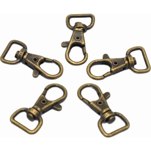38mm Swivel Clasp with D Ring Swivel Snap Hooks Lobster Clasp Claw Push Gate Trigger Clasps for keychain backpack handbag making