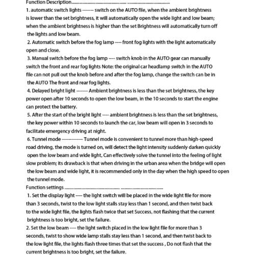 Light Sensor Auto Head Headlight Switch For Golf 5 6 MK5 MK6 Tiguan Touran