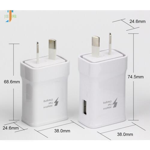 300pcs/lot Quick Charge 3.0 USB Charger QC3.0 Wall Mobile Phone Charger for IPhone X Xiaomi Tablet IPad AU Plug QC Fast Charging