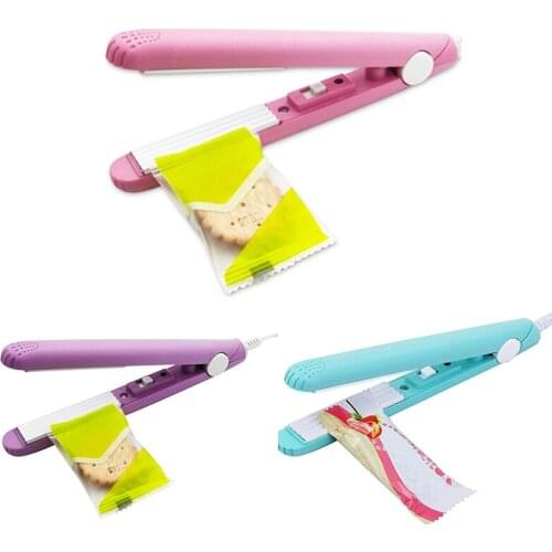 Household Heat Sealer Bags Machine Food Saver Storage Color Street Nail Strips Bag Sealer for Food US Plug