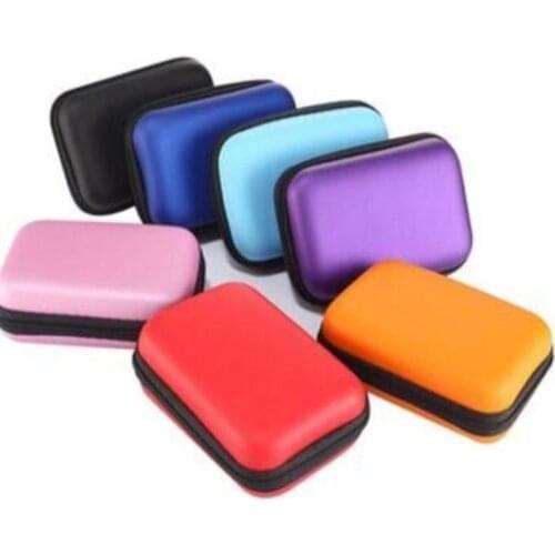 New Earphone Holder Case Storage Carrying Hard Bag Box Case For Earphone Headphone Accessories Earbuds Memory Card USB Cable