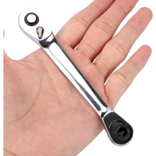 Double Ended Quick Socket Bit Tool Contain Ratchet Handle Wrench Socket Ratchet Wrench Rod Screwdriver Repair Tools