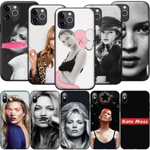 GX109 Kate Moss Silicone Soft Case for iPhone 12 Mini 11 Pro XS Max XR X 8 7 6 6S Plus 5 5S SE 2020