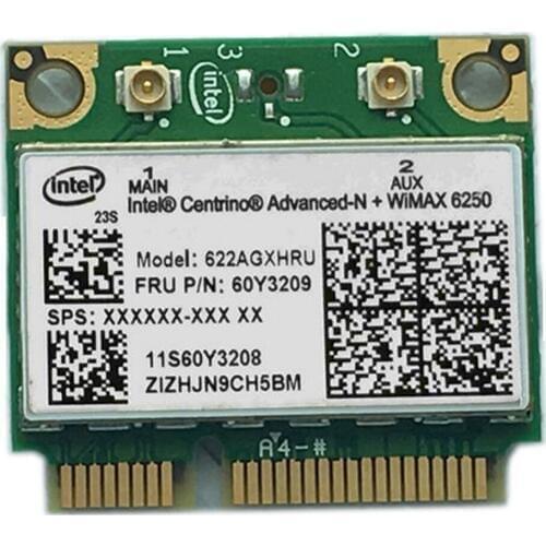 Int Advanced-N + WiMAX 6250 802.11a/b/g/n half Mini PCI-E Card For Lenovo ThinkPad T420S T420SI Series,FRU 60Y3209