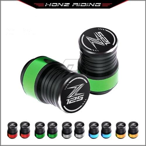 For Kawasaki Z125 Z 125 Motorbike Motorcycle Accessories Wheel Tire Valve Caps Covers