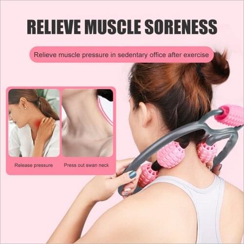 Ring Massage Roller Weight Leg Cellulite Loss Body Muscle Relief Massager Wheel Health Care Tool Fitness Equipment