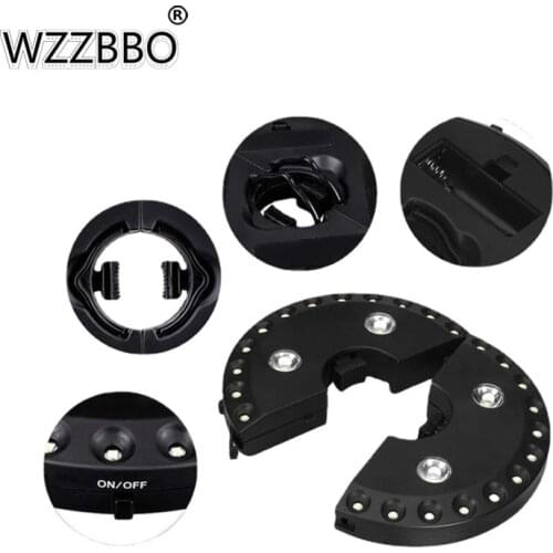 Multifunctional Outdoor Tent Light 24+4LED Umbrella Light Dry Battery Camping Light Detachable Disc Hanging Light Camping Light