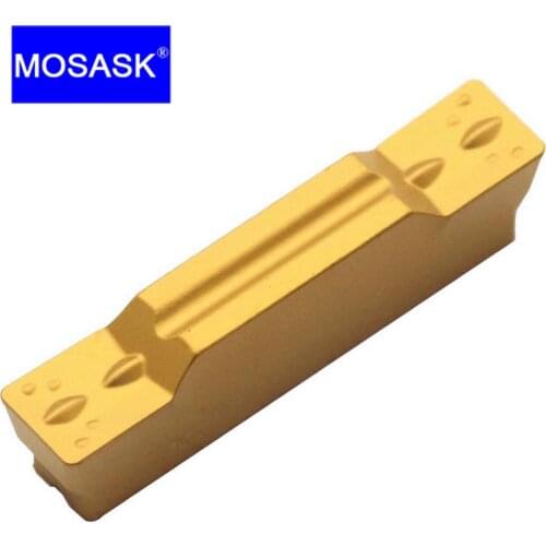 MOSASK 10pcs MGMN 2.0 3.0 2.5 4.0 ZC2502 CNC Lathe Machining Groove Turning Tool Steel Cut-Off Tungsten Grooving Carbide Inserts