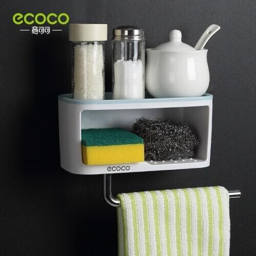 Soap Rack No Drilling Wall Mounted Double Layer Soap Holder Soap Sponge Dish Bathroom Accessories Soap Dishes Self Adhesive #23