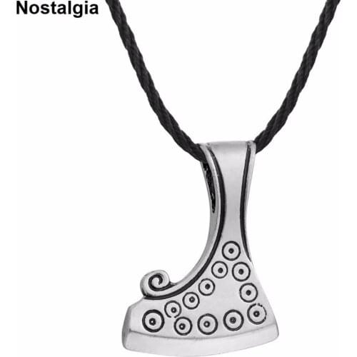 Nostalgia Perun Axe Amulet Slavic Message Cheap Necklace Etnico Vikng Pendant Jewelry