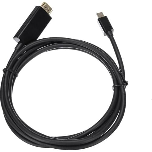 Newest Mini Display Port to HDMI-compatible 1080P Audio Video Cable Adapter Convertor for MacBook Air/Pro/Mini