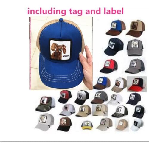 Goorin wolf New Baseball Cap Animal Embroidery Anime Cute Embroidery Summer Mesh Mens Ms. Outdoor Sunshade Truck Driver hats-A8