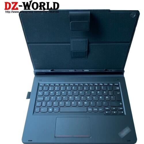 New Original KU-1505 DK Danish Dock Case Folio Keyboard for Lenovo Thinkpad Helix Gen2 20CG 20CH 03X9119