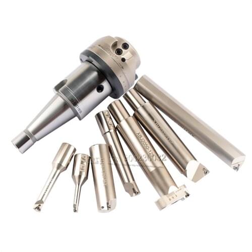 Working range 8-320mm M12 NT30 NBH2084X high Precision 0.005 NBH 2084 boring head with 7Ppcs XBJ boring bars CNC boring tools