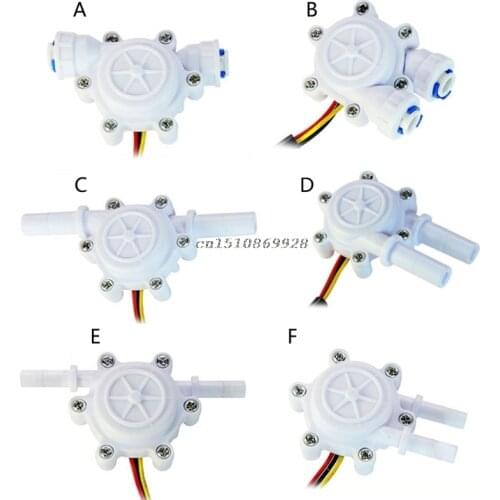 Flow Sensor Control Meter Flowmeter Counter 0.2-8L/min Water Flow Sensor Switch 448A