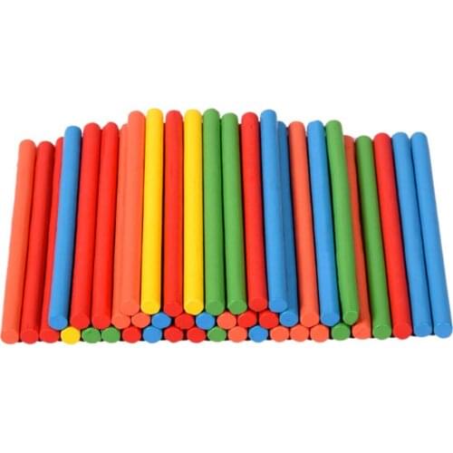 Counting Sticks Card Math Tangram Toys Board Game Simple Counting Age 3