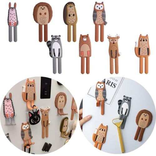 Animal Shape Fridge Hook Cute Fridge Magnets Refrigerators Decoration Hanger Stationery Holder