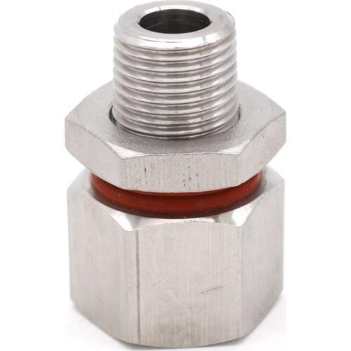 Weldless Bulkhead 1/2" MPT X 1/2" FPT Home Brewing Kettle Bulkhead Single-piece design