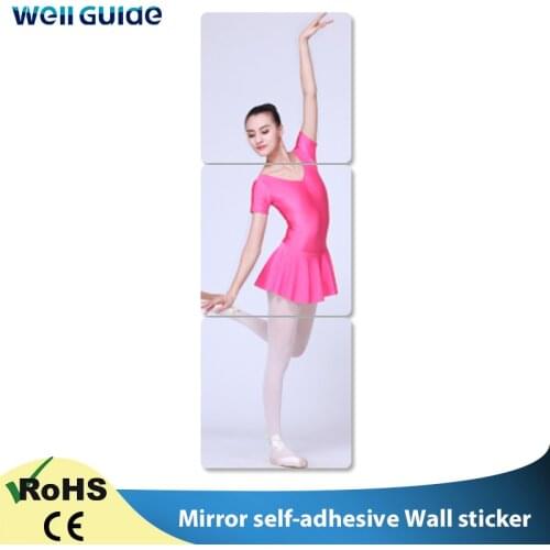 Mirror Self-adhesive Stickers Square Mirror Wall Sticker 30*30cm waterproof DIY 3D Wall Decal Living Room Bathroom Decoration