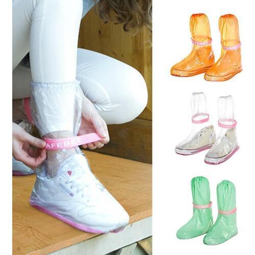 1 Pair Outdoor Waterproof Non-slip Overshoes Footwear Boot Shoe Cover Protector Dust-proof L-XXL Shoe Cover