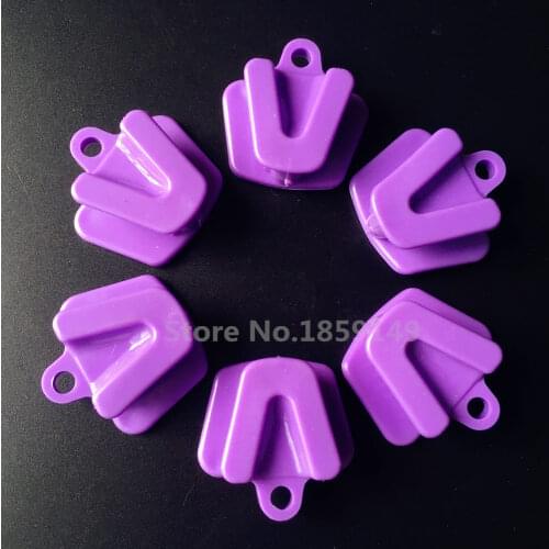 10pcs Dental Silicone Mouth Opener Retractor Prop Bite Block Rubber Small /Children