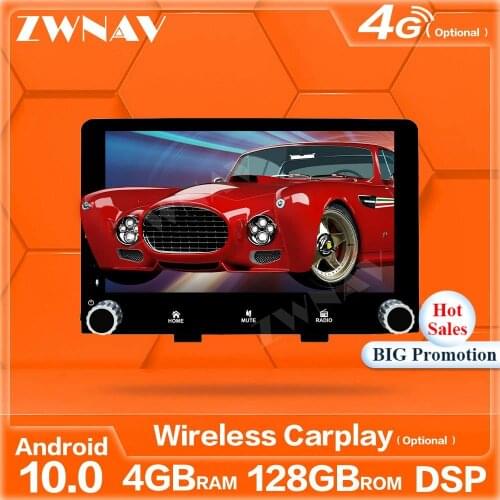128GB Wireless Carplay Android 10.0 Screen Multimedia Player For KIA RIO 2017 2018 GPS Navi Auto Audio Radio Stereo BT Head Unit