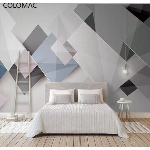 Colomac Custom 3d Nordic Modern Minimalist Personality Background Wallpaper Living Room Mural Bedroom Decor Drop Shopping
