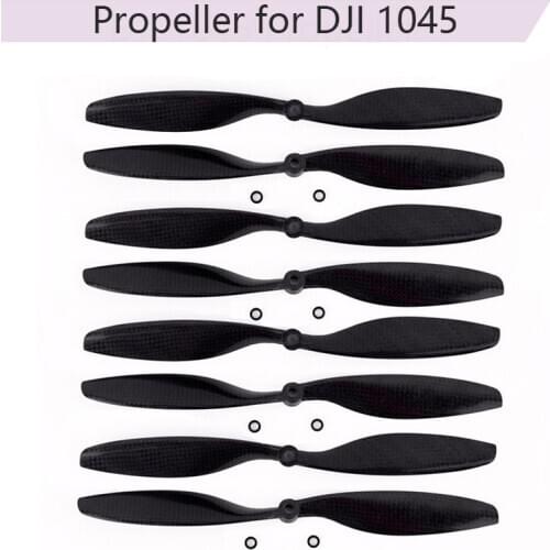 4 8 Pcs Carbon Fiber Propeller 1045 Props for DIY Drone Quad-copter RC Parts Propeller Blade F450 F550 Blade Screw Fan Accessory