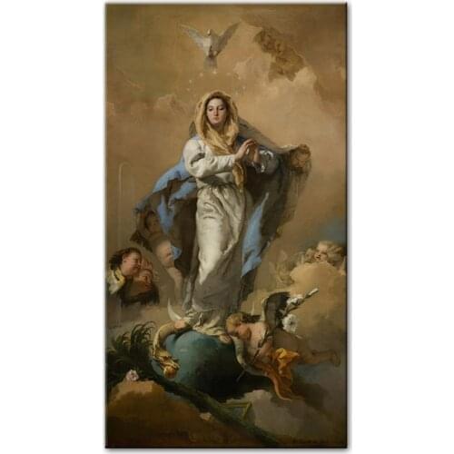 5D Diy The Immaculate Conception diamond painting full square round drill diamond embroidery Famous Artwork Wall StickersZP-3691