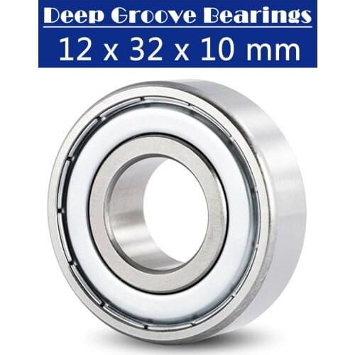 6201ZZ Bearing 12*32*10 mm ABEC-3 ( 8 PCS ) For DIY Drills Deep Groove 6201 Z ZZ Ball Bearings 6201Z