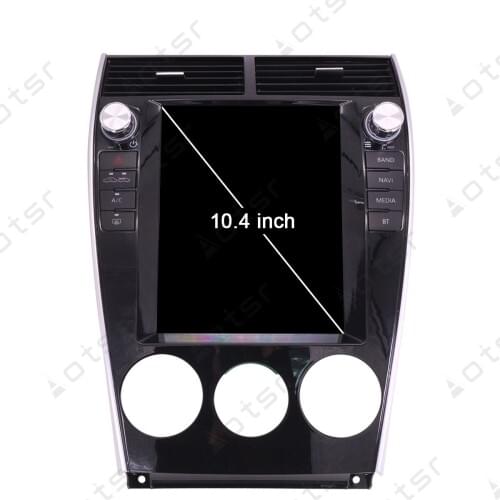 10.4" Android 9 Tesla Style Vertical Screen GPS Navigation Car Multimedia Radio Player For Mazda 6 / Mazda 6 2002-2008 head unit