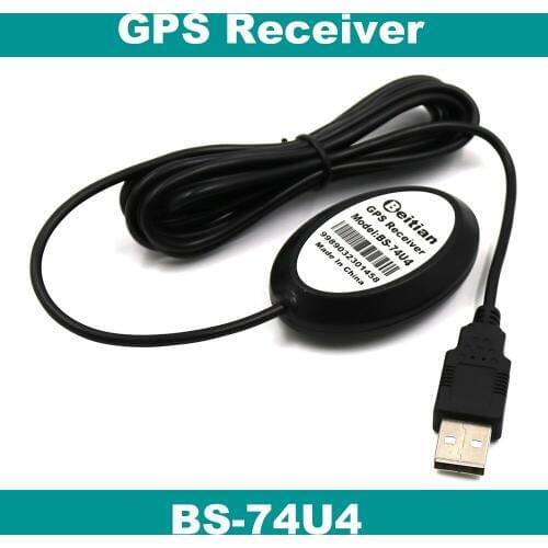 BEITIAN New 3.6V-5.0V 4800bps PL2303 USB GPS receiver NMEA 0183 GPS receiver replace GR-213 BU-353S4 BS-74U4