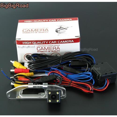 BigBigRoad Car Rear View Reversing Backup Camera with power relay / Filter For Honda XR-V XRV 2015 2016 parking camera
