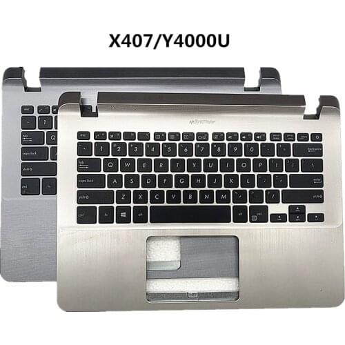 Laptop US Keyboard House Shell Cover for Asus Vivobook 14 X407 X407M X407MA X407UBR X407UA X407UB A407 Y4000U 90NB0HP2-R31US0