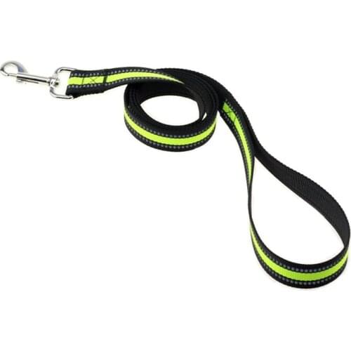 Black Training Dog Light Outdoor Pet Supplies Nylon Reflective Large Dog Collar Green Adjustable Dog Leash Orange Cat Necklace