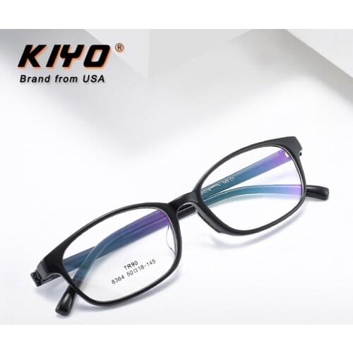 KIYO Brand 2021 New Women Men Fashion Optical Frame TR90 Eyeglasses Frames Square Spectacles Glasses High Quality Eyewear 8364
