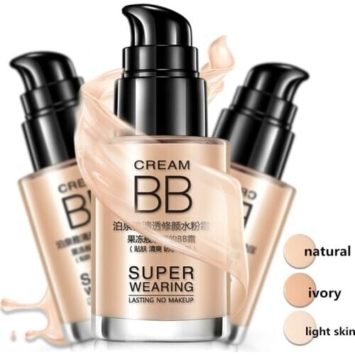 BIOAQUA 1PCS BB Cream Concealer Whitening Base Foundation 30ML Moisturizing Anti Wrinkle Brighten Face Makeup Natural Beauty