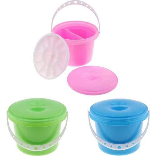 Multifunction Paint Brush Bucket Basin Wash Pen Barrel Brush Washer Palette
