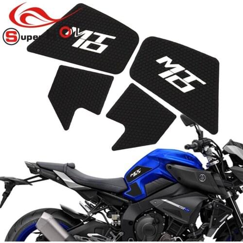 For YAMAHA MT10 MT 10 M T 10 Motorcycle Accessories Tank Pad Protector Sticker Decal Gas Knee Grip Tank Traction Pad Side