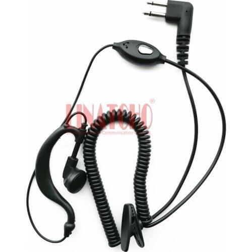 Cheap Winding line retractable PTT GP68 GP88 GP88S walkie talkies earpiece earphone