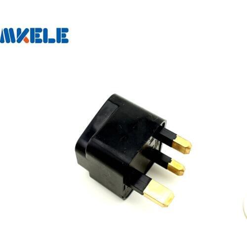 New Arrivals Universal 3 Pin Portable Black US To UK AC Power Plug Travel Industrial Converter Adapter Electrical Socket