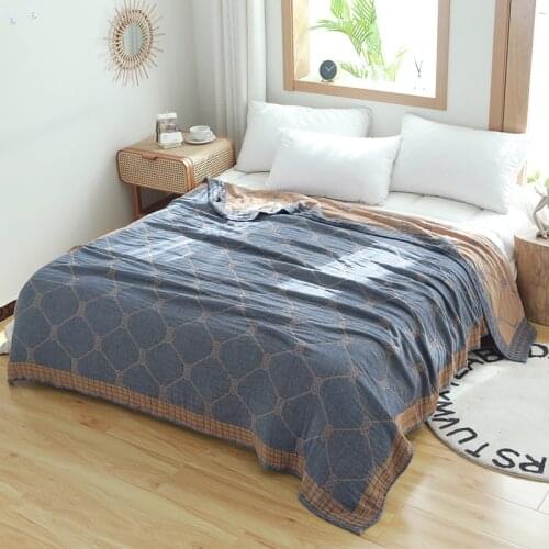 Nordic Leisure blanket and throws gauze sofa towel summer nap blanket thin air-conditioned quilt single double dormitory sheet