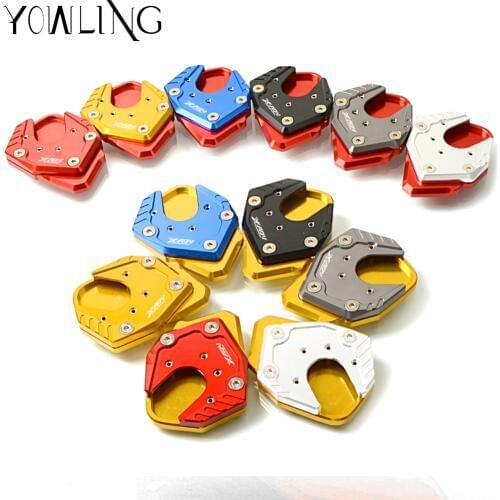 CNC Foot Rests Side stand Extension kick stand enlarge Plate For Honda X ADV X-ADV XADV 750 2017 2018 Motorcycle Accessoreis